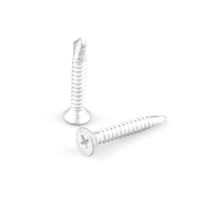 Unitek 316 410 Bi-metal de aço inoxidável parafuso Ruspert cabeça plana parafuso de auto-perfuração St4.8-16x32