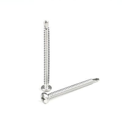 Zinc Finish Phillips Cross Recess Pan Head Ferramenta de perfuração automática de aço inoxidável