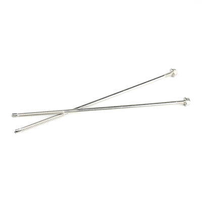 Finitura de zinco 6.3x230mm Duplo fio Phillips Cross Recess Hex Washer Parafuso de perfuração automática