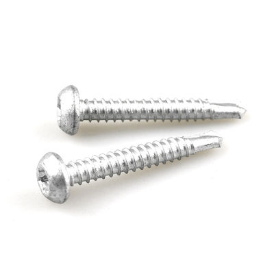 Parafusos de auto-perfuração de aço inoxidável de cabeça de panela DIN7504N 4.8mm Fabricação personalizada