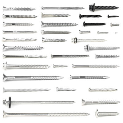 Tipo chinês 17 Tornilhos de Deck Para Lavadora cabeça Flat Torx parafuso de madeira de aço inoxidável
