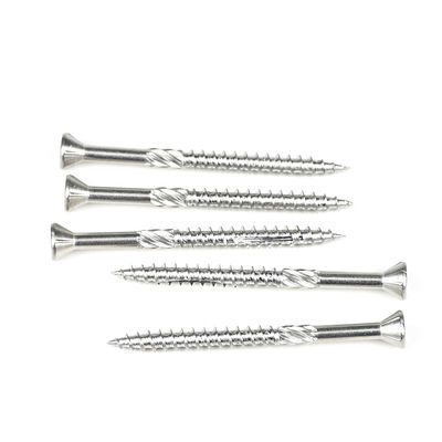 Tipo chinês 17 Tornilhos de Deck Para Lavadora cabeça Flat Torx parafuso de madeira de aço inoxidável