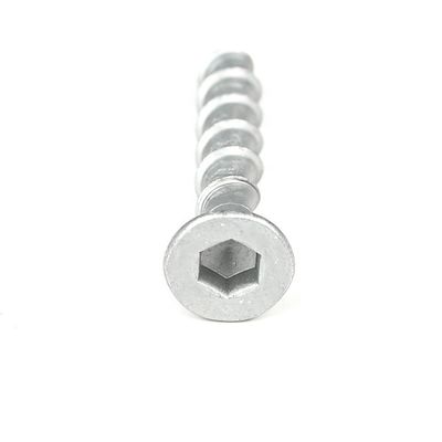 Hex Head aço inoxidável Countersunk Flat Self Tapping parafusos de cimento para construção