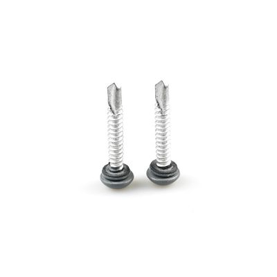 Parafuso auto-perfurador 12 parafuso bimetal com máquina de lavar Epdm Bi Metal Color Coated Torx Pan Head