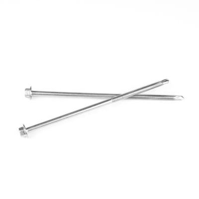 Parafusos de autoperfuração de estrutura de madeira ST5.5x140 com fio parcial em acabamento Ruspert