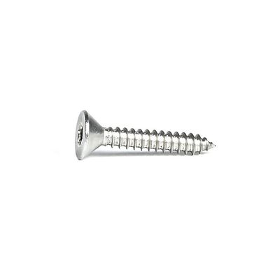 Metric de aço inoxidável ST4.8 * 30mm cabeça de torção plana parafusos de auto-aperto Sus316 ponto afiado parafusos de auto-perfuração
