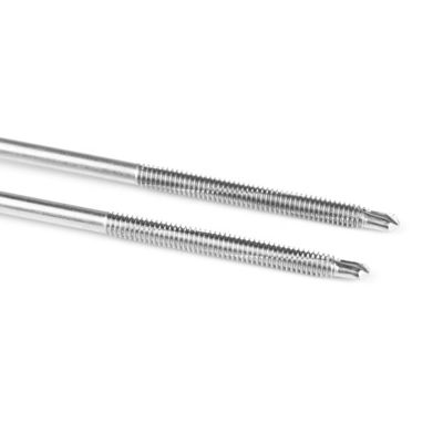 Parafusos de autoperfuração de estrutura de madeira ST5.5x140 com fio parcial em acabamento Ruspert
