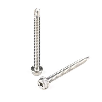 Torx Drive Aço inoxidável Phillips cabeça hexadecimal parafusos de auto-perfuração Tornillos para metal