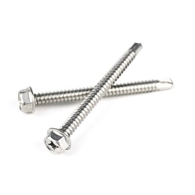 Torx Drive Aço inoxidável Phillips cabeça hexadecimal parafusos de auto-perfuração Tornillos para metal