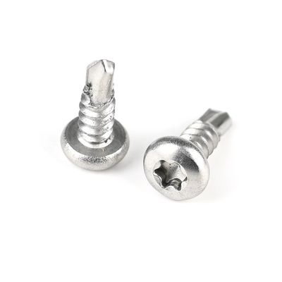 Padrão de acordo com as necessidades dos clientes de aço inoxidável Torx Pan cabeça parafusos auto-perfuração