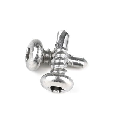 Padrão de acordo com as necessidades dos clientes de aço inoxidável Torx Pan cabeça parafusos auto-perfuração