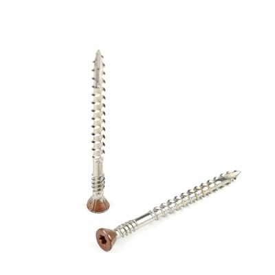 Parafusos de parede seca de 10x65 mm de aço inoxidável 316 Torx de cabeça plana para edifícios de construção de madeira