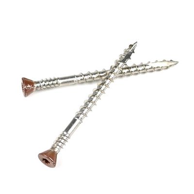 Parafusos de parede seca de 10x65 mm de aço inoxidável 316 Torx de cabeça plana para edifícios de construção de madeira