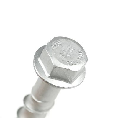 Zinc Grande Diâmetro Flange Hex Cabeça de aço inoxidável Concreto parafuso parafuso Anchor Para túnel placa decorativa