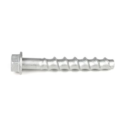 Zinc Grande Diâmetro Flange Hex Cabeça de aço inoxidável Concreto parafuso parafuso Anchor Para túnel placa decorativa