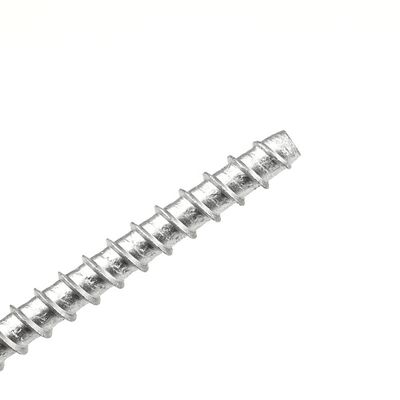 Parafusos de cimento hexagonal de acabamento simples para fixação de concreto em sistemas de suporte de alvenaria