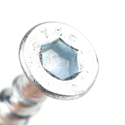 Parafusos de aço carbono M8 X50mm Flat Socket Hex Head parafusos de concreto
