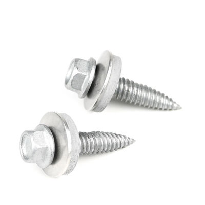 Fixação do assento auto-apertando para o parafuso da lavadora de flange hex ST6.0 25 mm com cabeça plana