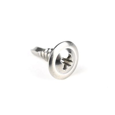 Parafusos de auto-perfuração de cabeça de wafer Phillips aço inoxidável 410 M4.2x13mm GB padrão