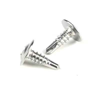 Parafusos de auto-perfuração de cabeça de wafer Phillips aço inoxidável 410 M4.2x13mm GB padrão