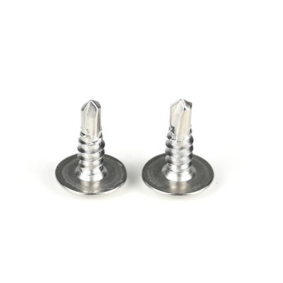Parafusos de auto-perfuração de cabeça de wafer Phillips aço inoxidável 410 M4.2x13mm GB padrão