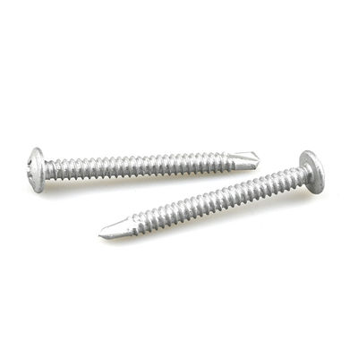 Parafuso de auto-perfuração bi-metálico de aço inoxidável M5.5x60mm Phillips Wafer Head Bimetal Screw