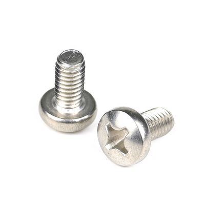 100% QC testado SUS304 M6 Truss Head Phillips 12mm Pan Head Machine Screw para fogão a gás