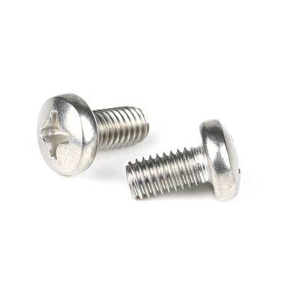 100% QC testado SUS304 M6 Truss Head Phillips 12mm Pan Head Machine Screw para fogão a gás