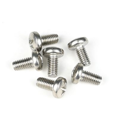 100% QC testado SUS304 M6 Truss Head Phillips 12mm Pan Head Machine Screw para fogão a gás