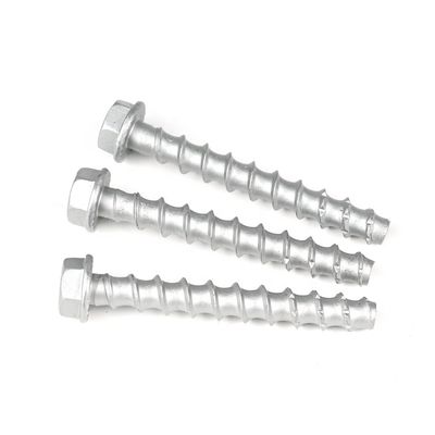 Ancoras de concreto de cabeça hexadecimal de flange M10x90mm de aço inoxidável para sistema de medição métrico