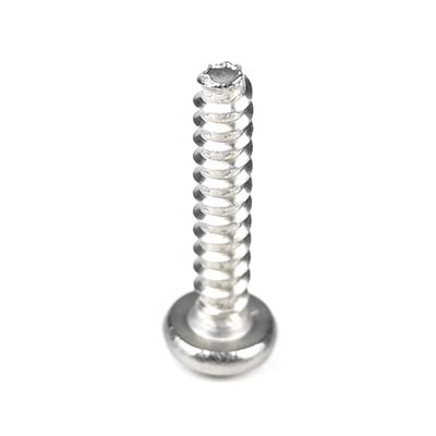 Parafusos de auto-aperto de aço inoxidável M3.5x18mm com acionamento Pozidriv e acabamento simples