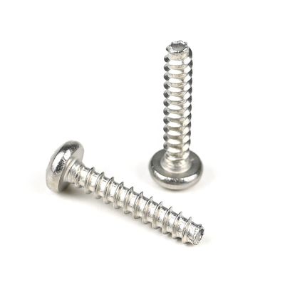 Parafusos de auto-aperto de aço inoxidável M3.5x18mm com acionamento Pozidriv e acabamento simples