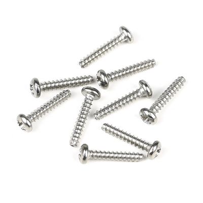 Parafusos de auto-aperto de aço inoxidável M3.5x18mm com acionamento Pozidriv e acabamento simples