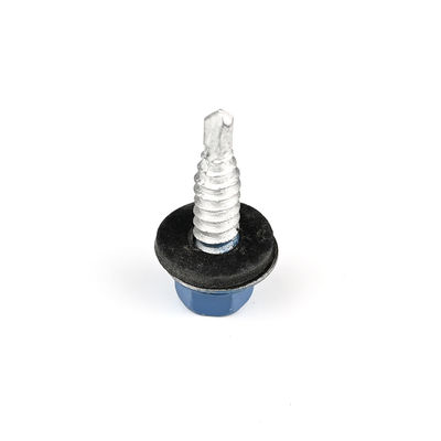 Parafusos de perfuração bi-metálicos A2 SS personalizados com flange hexadecimal e função de perfuração automática