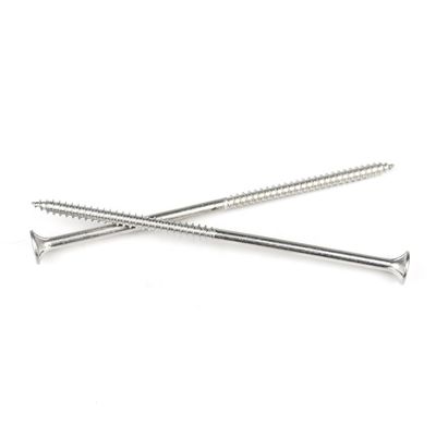 Aço inoxidável 150 mm Vis A Bois Tete Hexagonale cabeça de buzina para instalação