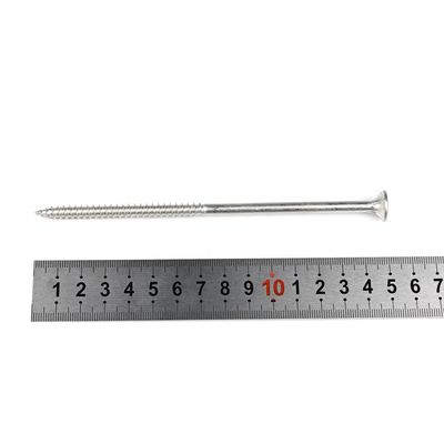 Aço inoxidável 150 mm Vis A Bois Tete Hexagonale cabeça de buzina para instalação