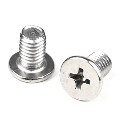 100% QC testado de aço inoxidável Flat Phillips M5 X 8mm para revestimentos de máquinas para prateleiras de mercadorias
