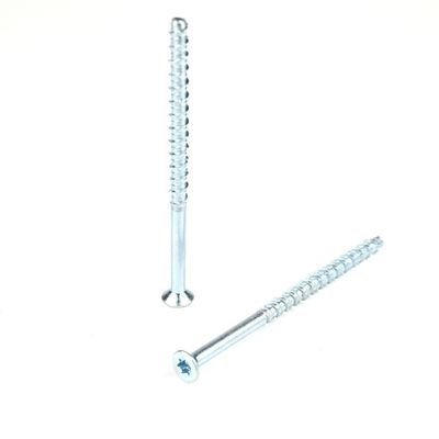 Tráfego Ferroviário Revestimento de zinco CounterSunk Torx cabeça de âncora parafusos M6 120mm para 100% QC teste