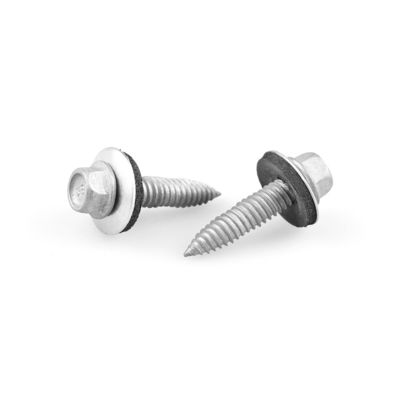 100% QC testado Bi Metal Self Tapping Sheet Metal Screw 6x25 com Epdm Washer Hex Head