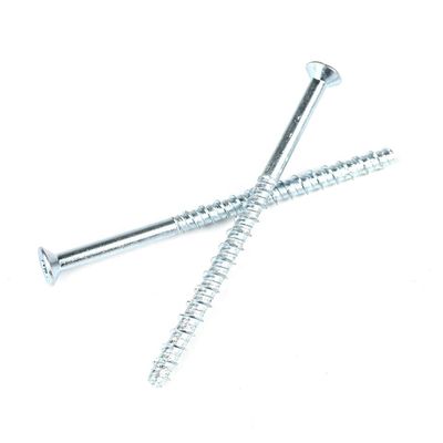 Tráfego Ferroviário Revestimento de zinco CounterSunk Torx cabeça de âncora parafusos M6 120mm para 100% QC teste