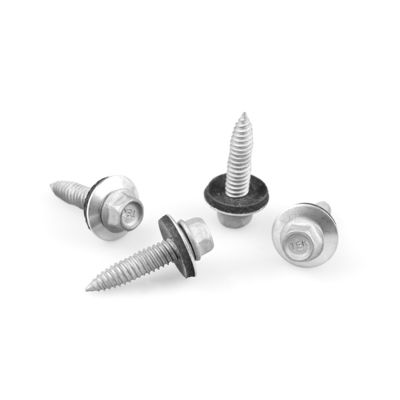 100% QC testado Bi Metal Self Tapping Sheet Metal Screw 6x25 com Epdm Washer Hex Head