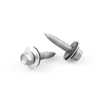 100% QC testado Bi Metal Self Tapping Sheet Metal Screw 6x25 com Epdm Washer Hex Head