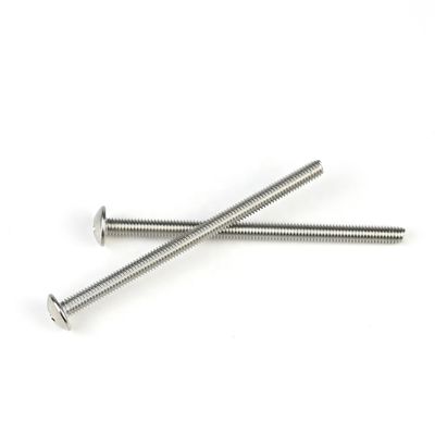 ISO Standard Zinc Finish M4 Botão Phillips cabeça de máquina parafuso 65mm aço inoxidável SS304