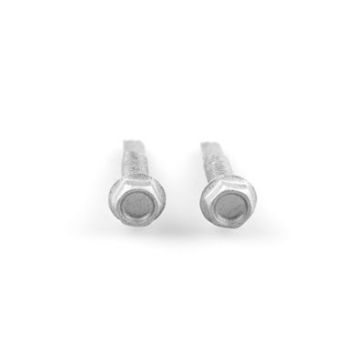 Parafusos de auto-perfuração bi-metálicos de cabeça hexadecimal de flange DIN7504K personalizados 4.8x25mm padrão