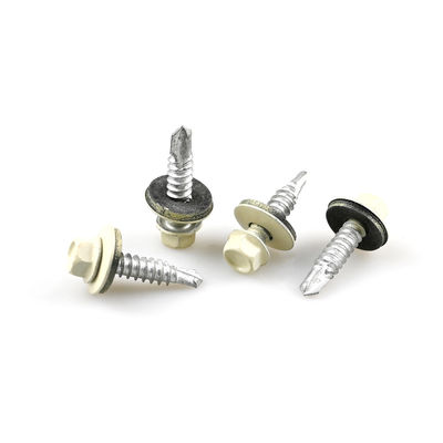 Cabeça de taça auto-perfuração auto-toque parafuso bimetal com Epdm Lavadora para construção