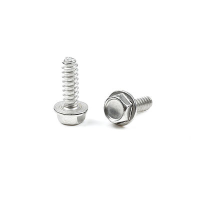 T/T Prazo de pagamento 304 Ferro inoxidável parafuso hexadecimal parafuso de cauda plana parafuso de auto-aperto 14 x3/4