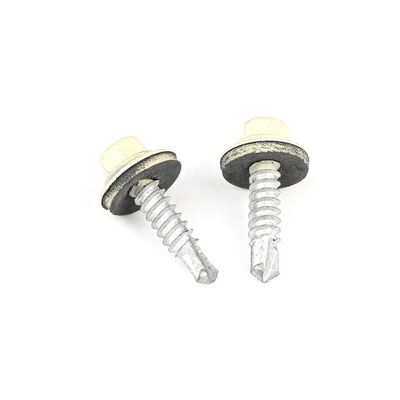 Parafusos de auto-perfuração galvanizados de 25 mm para estruturas de madeira de portas