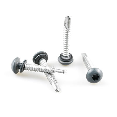 Torque métrico Pan Head auto-perfuração Tapping parafuso de aço inoxidável parafuso bimetal com lavadeira Epdm