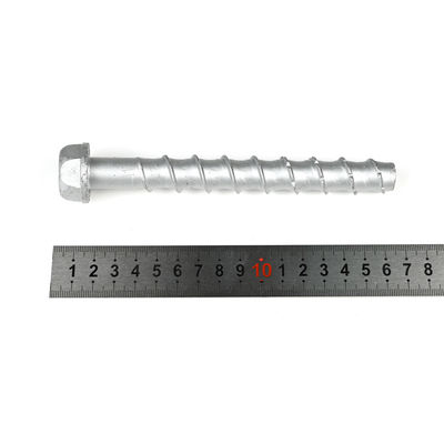 Zinc Finish Multifunção Fixações de aço inoxidável 150mm M8 300mm parafusos de concreto para pontes