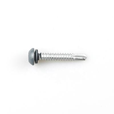Parafusos de auto-perfuração com máquina de lavar de Epdm preta e motor de torque de aço inoxidável